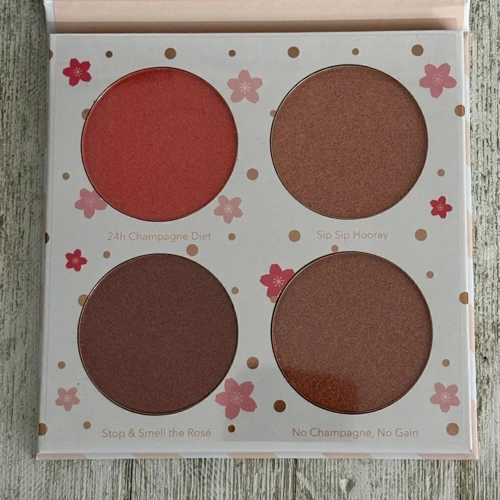 Beauty Bakerie Cotton Candy Champagne Blush highlighter Palette NEW NIP